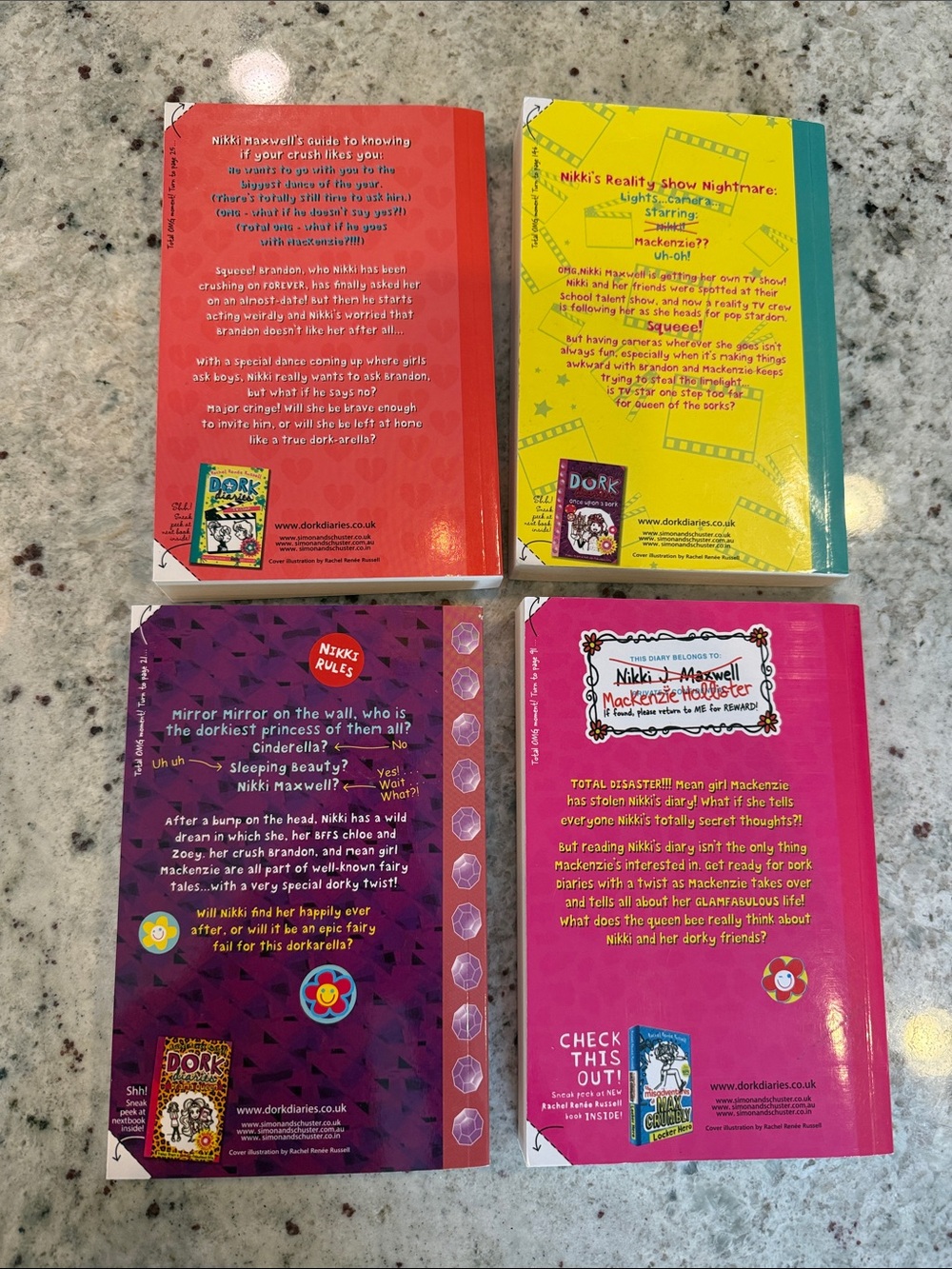 Dork Diaries Books - set of 4 - Picture 2 of 4